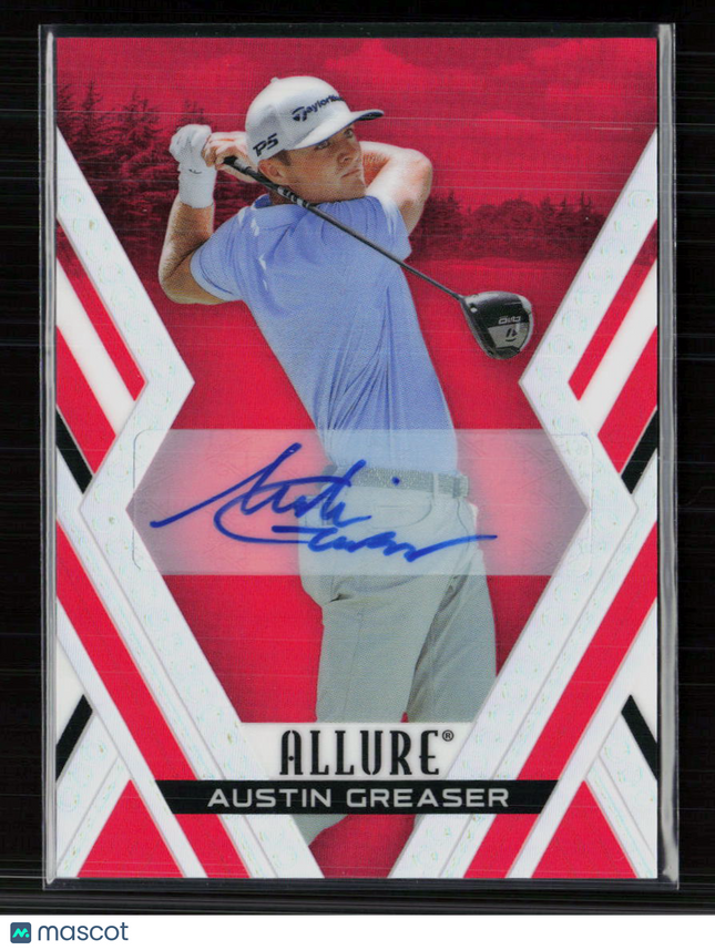 2024 Upper Deck Allure Golf Austin Greaser #26 Red Tees Auto