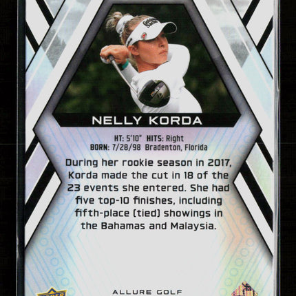 2026 Upper Deck Allure Golf Nelly Korda #41 RC