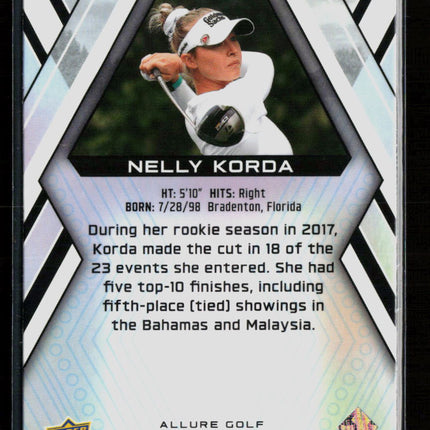 2026 Upper Deck Allure Golf Nelly Korda #41 RC
