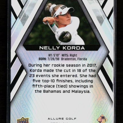 2026 Upper Deck Allure Golf Nelly Korda #41 RC