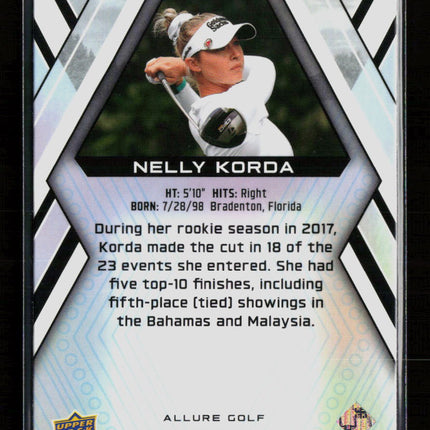 2026 Upper Deck Allure Golf Nelly Korda #41 RC