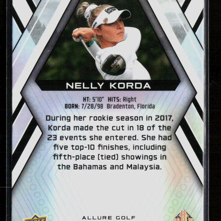2026 Upper Deck Allure Golf Nelly Korda #41 RC