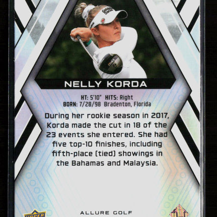 2026 Upper Deck Allure Golf Nelly Korda #41 RC