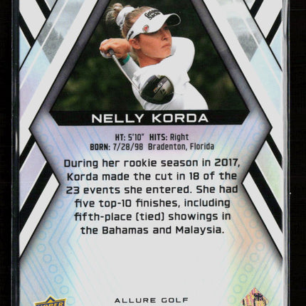 2026 Upper Deck Allure Golf Nelly Korda #41 RC