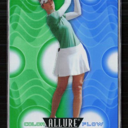 2026 Upper Deck Allure Color Flow Nelly Korda #CF-29 Green-Blue