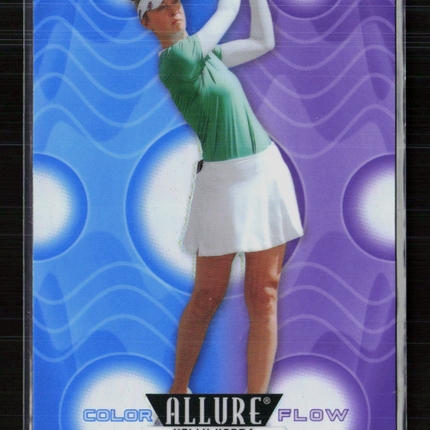 2026 Upper Deck Allure Golf Color Flow Nelly Korda #CF-29 Blue-Purple