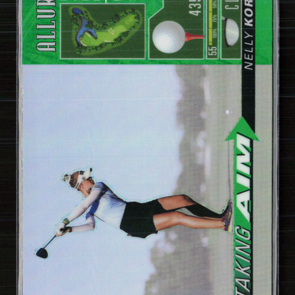 2026 Upper Deck Allure Taking Aim Nelly Korda #TA-10 Green