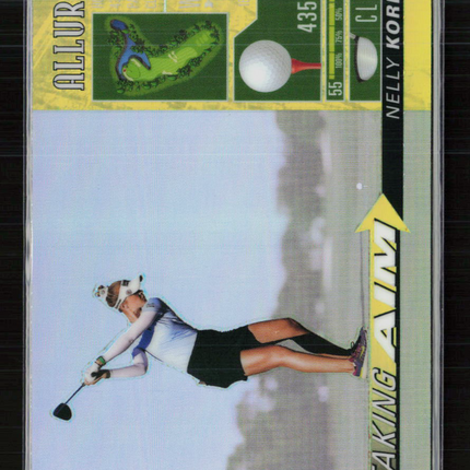 2026 Upper Deck Allure Golf Taking Aim Nelly Korda #TA-10 Yellow