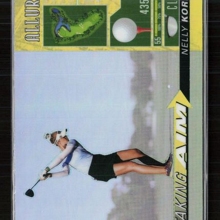 2026 Upper Deck Allure Golf Taking Aim Nelly Korda #TA-10 Yellow