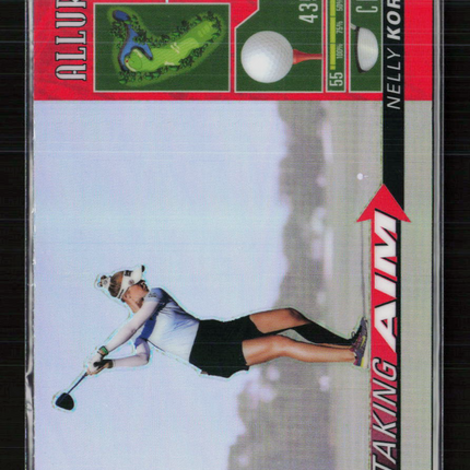 2026 Upper Deck Allure Golf Taking Aim Nelly Korda #TA-10 Red