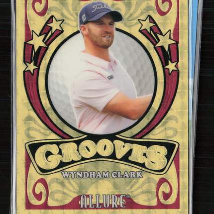 2026 Upper Deck Allure Golf Grooves Wyndham Clark Golden Treasures 1/1