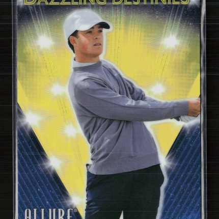 2026 Upper Deck Allure Golf Dazzling Destinies Jackson Koivun #DD-4 Yellow