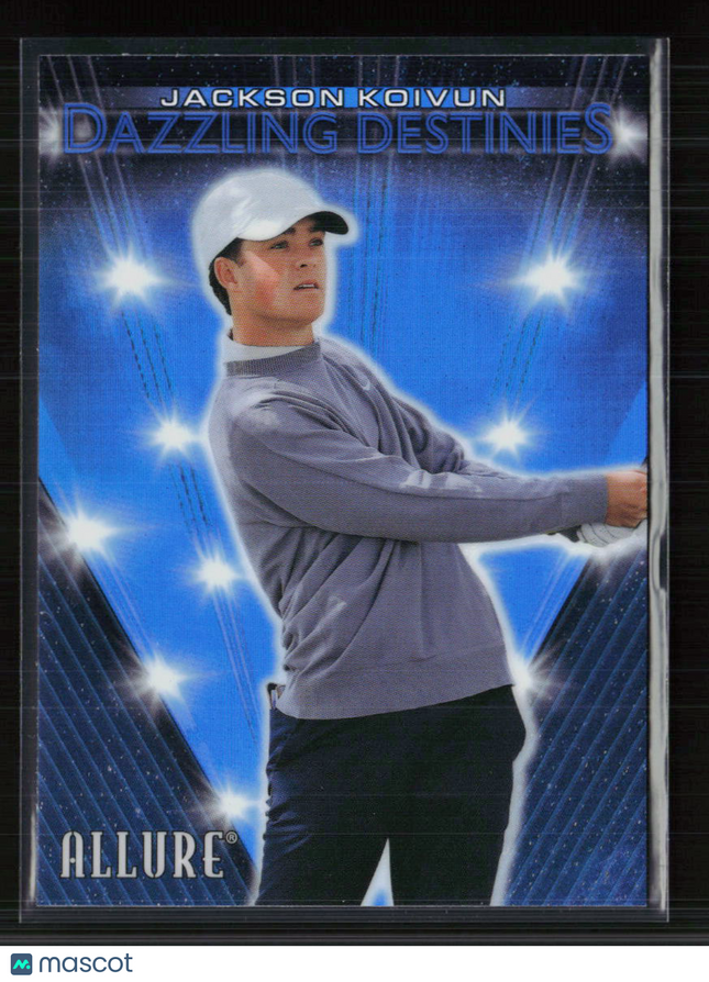 2026 Upper Deck Allure Golf Dazzling Destinies Jackson Koivun #DD-4 Blue