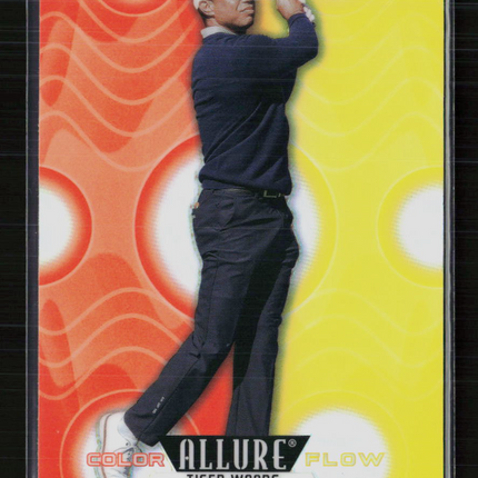 2026 Upper Deck Allure Color Flow Tiger Woods #CF-1 Orange-Yellow