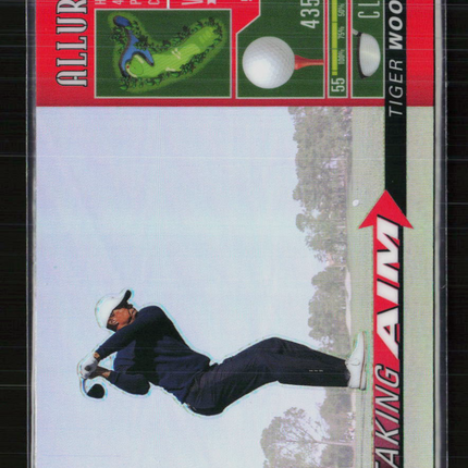 2020 Upper Deck Allure Golf Taking Aim Tiger Woods #TA-1 Red