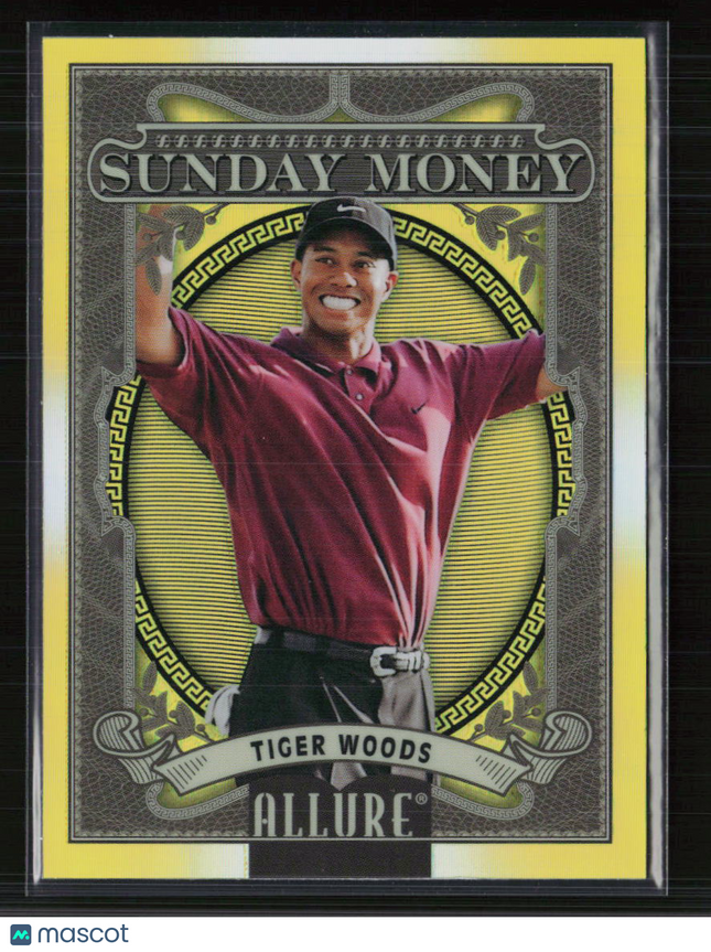 2026 Upper Deck Allure Golf Sunday Money Tiger Woods #SM-1 Yellow