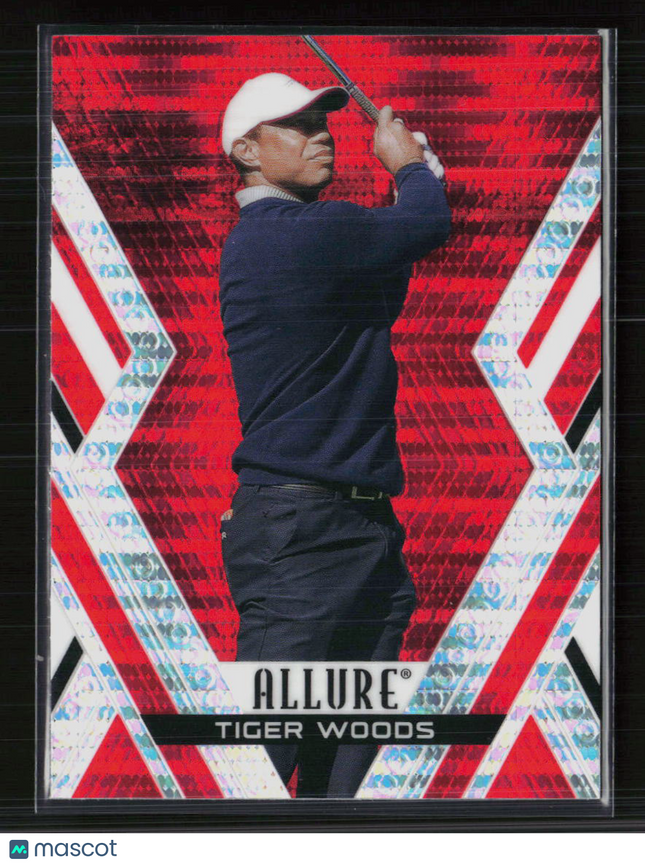2026 Upper Deck Allure Golf Tiger Woods #1 Red Tees