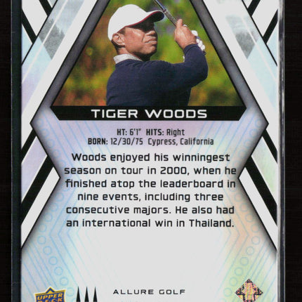 2026 Upper Deck Allure Golf Tiger Woods #1