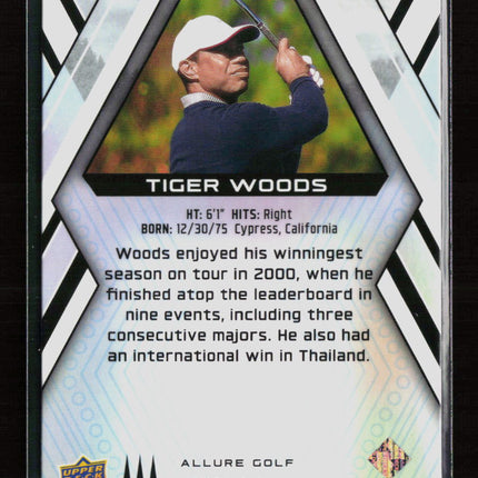 2026 Upper Deck Allure Golf Tiger Woods #1