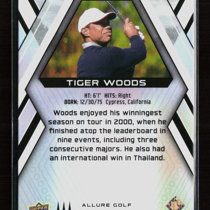 2026 Upper Deck Allure Golf Tiger Woods #1