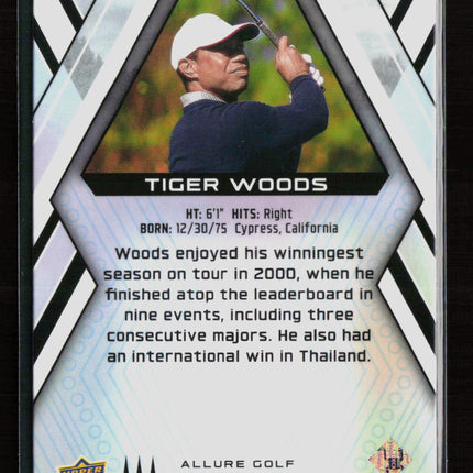2026 Upper Deck Allure Golf Tiger Woods #1