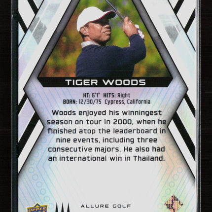 2026 Upper Deck Allure Golf Tiger Woods #1