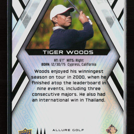 2026 Upper Deck Allure Golf Tiger Woods #1