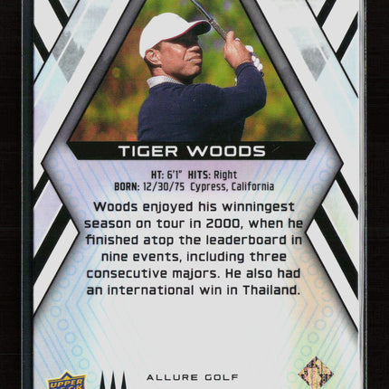 2026 Upper Deck Allure Golf Tiger Woods #1