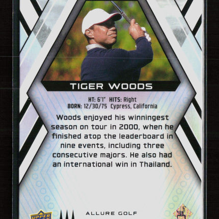 2026 Upper Deck Allure Golf Tiger Woods #1