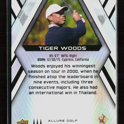 2026 Upper Deck Allure Golf Tiger Woods #1