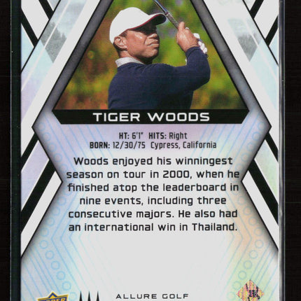 2026 Upper Deck Allure Golf Tiger Woods #1