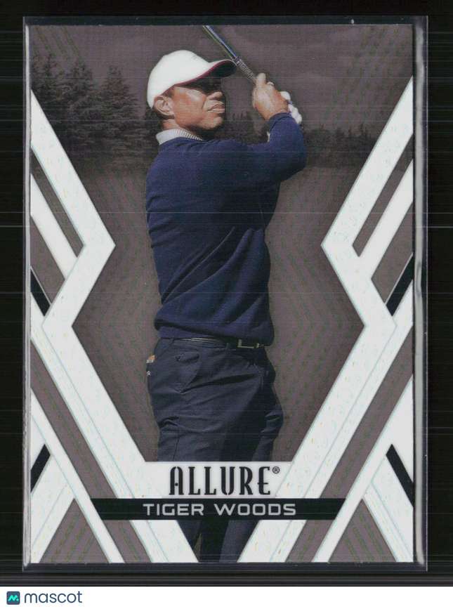 2026 Upper Deck Allure Golf Tiger Woods #1 Black Rainbow