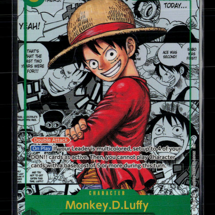 One Piece Monkey.D.Luffy (118) (Manga) Carrying On His Will SEC • OP13-118 Foil