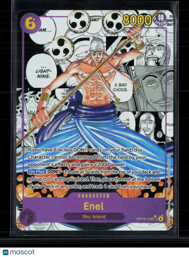 One Piece Enel (OP15-118) (Manga) Adventure on Kami's Island SEC • OP15-118 Foil