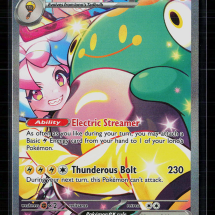Pokemon 2025 Journey Together Iono's Bellibolt EX SAR #183/159