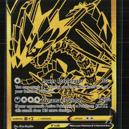 Pokemon 2021 Shining Fates Eternatus V UR #SV121/SV122