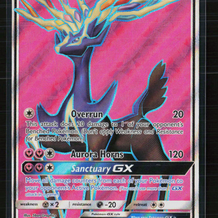 Pokemon 2018 Forbidden Light Xerneas GX FA #126/131