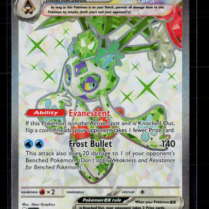 Pokemon 2023 Paradox Rift Froslass EX FA #217/182