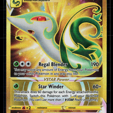 Pokemon 2022 Silver Tempest Serperior VSTAR HR #210/195