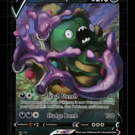 Pokemon 2021 Evolving Skies Garbodor V #100/203