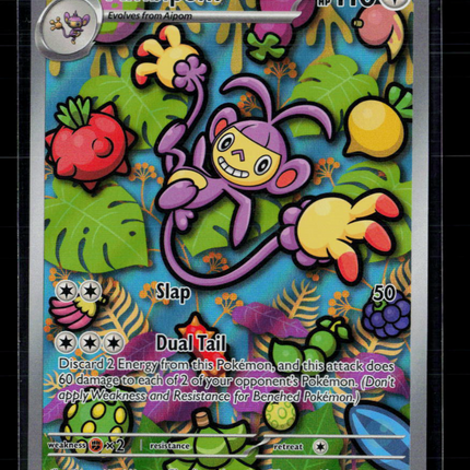Pokemon 2025 Scarlet & Violet Phantasmal Flames Ambipom #107/94