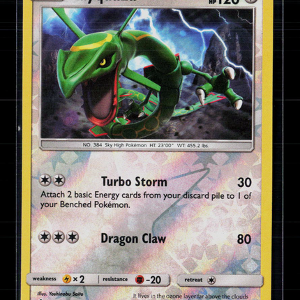 Pokemon 2017 Guardians Rising Rayquaza #106/145 reverse foil