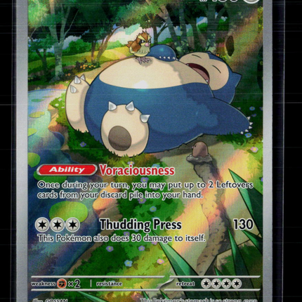 Pokemon 2023 Scarlet & Violet Snorlax #SVP EN 051