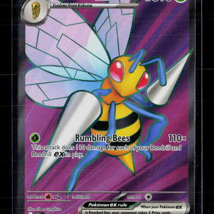 Pokemon 2025 Journey Together Beedrill EX FA #98/86