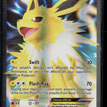 Pokemon 2017 Generations Jolteon EX FA #28a/83