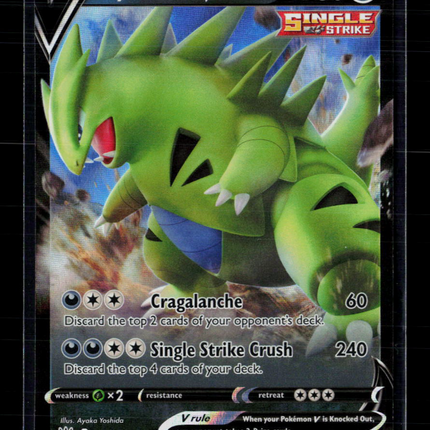 Pokemon 2021 Battle Styles Tyranitar V #97/163