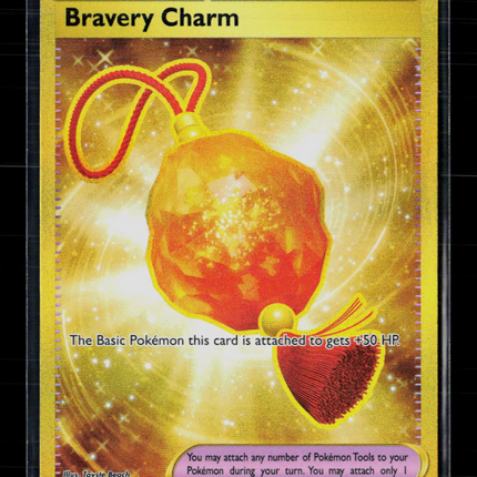Pokemon 2024 Stellar Crown Bravery Charm HR #175/142