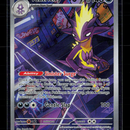 Pokemon 2025 Scarlet & Violet Phantasmal Flames Toxtricity #103/94
