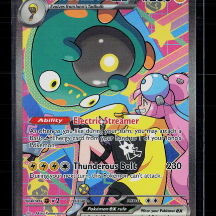 Pokemon 2026 Mega Evolution – Ascended Heroes Iono's Bellibolt EX SAR #279/217