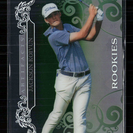 2026 Upper Deck Artifacts Golf Jackson Koivun #74 Clear Cut Acetate RC